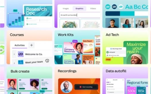 Canva上线多个好用的AI设计功能:文本生成插画、自动剪辑视频精华片段