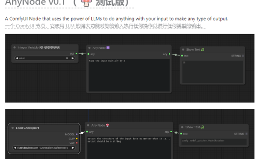 超牛ComfyUI节点AnyNode来了!要啥功能让AI帮你编写