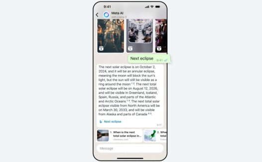 Meta将其AI聊天机器人推广到印度所有用户 仅支持英文