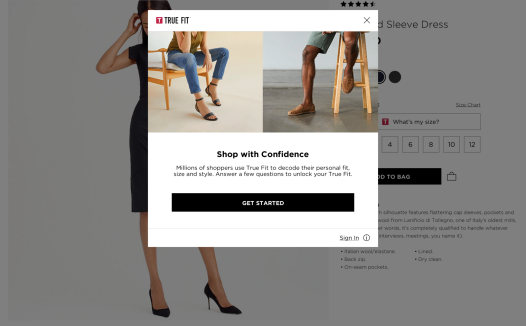 True Fit：用AI帮你挑选最合身的服装，为您的购物者提供他们喜欢的商品