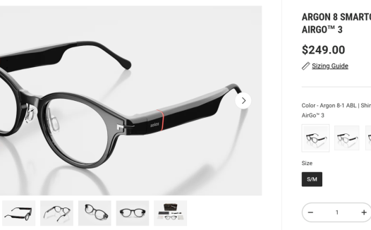 全球首款支持 GPT-4o 的智能眼镜 Solos AirGo Vision 发布:内置相机、模块化镜腿