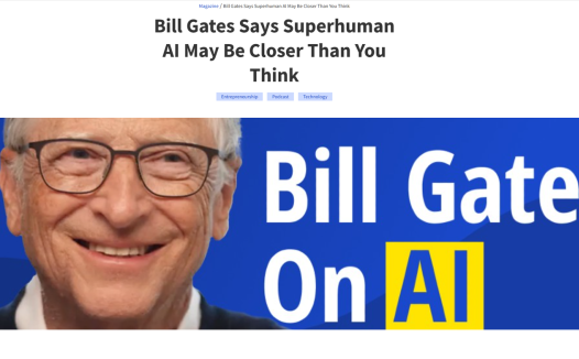 比尔盖茨展望“AI 智能体”：能提供心理治疗服务，还能当女友