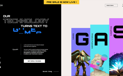 Opus.ai：3D内容创作平台，文本自动转换成视频，让你的故事变成动画