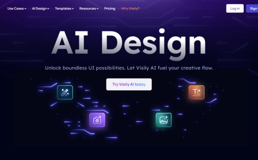 Visily：一款通过AI直接生成原型设计工具，快速生成高保真线框图和原型