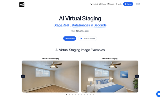 AI Virtual Staging:虚拟家居装饰平台,几秒钟内为房地产图片进行虚拟家具摆放的工具