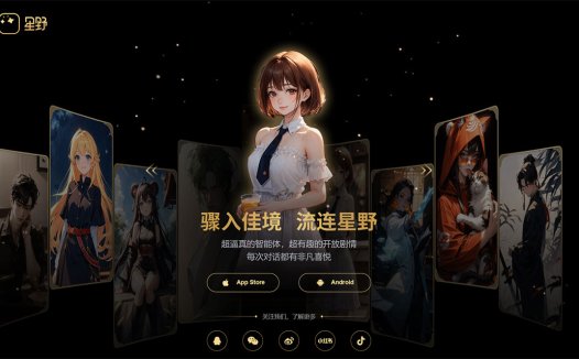 星野：一款沉浸式虚拟ai聊天对话软件，提供有趣的开放剧情和逼真的AI聊天