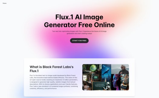 FluxAI.art:文本到图像模型Flux.1生成高质量的AI图像,适用于艺术创作、商业设计等多种场景