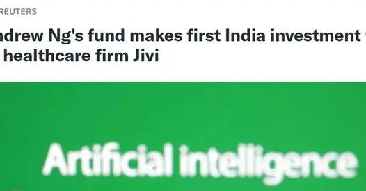 吴恩达领导的AI Fund投资印度人工智能医疗保健公司Jivi