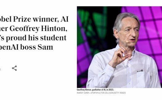 AI 教父、诺贝尔奖得主辛顿:我为我的学生解雇 OpenAI CEO 感到骄傲