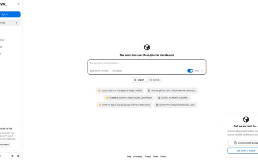 Devv：最懂程序员的AI搜索引擎，面向开发者的编程代码AI搜索引擎工具