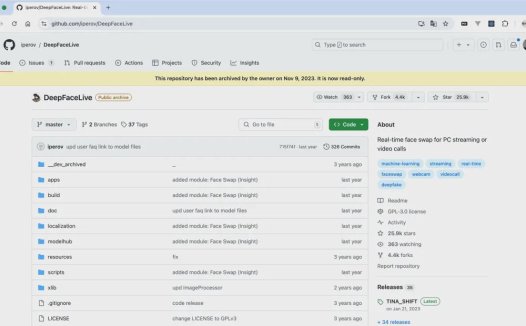 能换脸型的AI换脸开源工具,5 个开源项目而且还是免费的