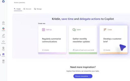 微软推出 Copilot Actions,使用人工智能自动执行重复性任务