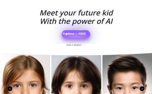 FutureKid：用AI生成未来孩子图像的应用，识你未来的孩子