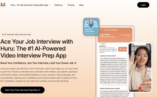 Huru:AI求职面试准备培训应用,提升求职成功率