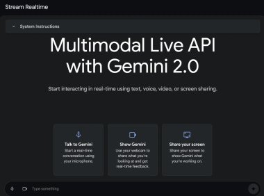谷歌发布多模态直播 API：解锁看、听、说，开启 AI 音视频交互新体验