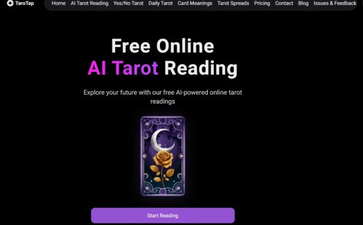 Tarotap：免费在线AI塔罗牌占卜工具，超准AI塔罗占卜解读您的爱情事业学业运势