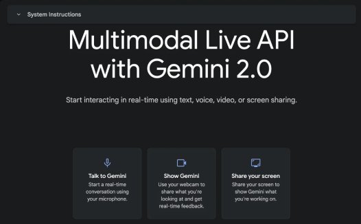 谷歌发布多模态直播 API:解锁看、听、说,开启 AI 音视频交互新体验