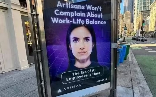 硅谷公司在旧金山街头投放争议性广告：“停止雇佣人类”