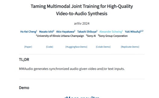 MMAudio:一键AI视频配音,将无声视频转为有声电影