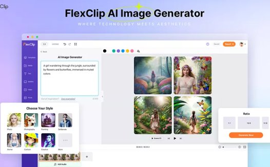 FlexClip：在线视频制作工具，简单好用的AI影音编辑工具