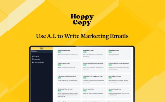 HoppyCopy：AI邮件撰写工具，专为电子邮件营销设计的智能写作工具