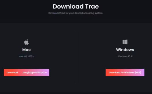 字节跳动 AI 中文 IDE“Trae”已支持 Windows 系统，内置 GPT-4o 免费使用