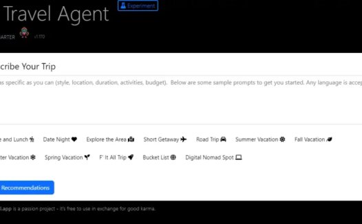 Travel Bug:旅行AI助手,数秒内即可完成个性化旅程