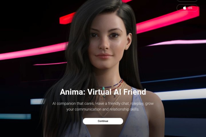 Anima：虚拟AI伴侣工具，AI角色扮演、跟虚拟好友一起聊天对话 – AI-人工智能-1ai.net
