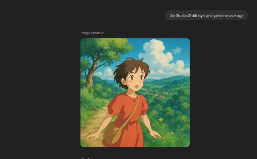 吉卜力风格 AI图刷屏之际,消息称 OpenAI 正测试 GPT-4o 生图模型水印