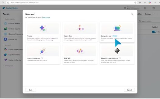 微软 Copilot Studio 上线“计算机使用”工具,让 AI 像人一样操作电脑
