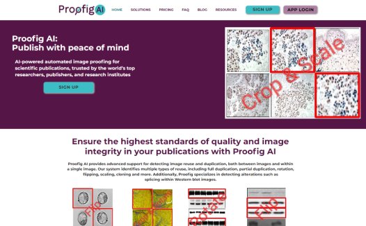 Proofig：AI图像检测工具，检测科研图像是否造假或抄袭的图像分析工具