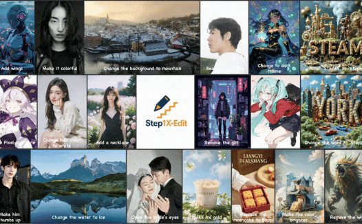 阶跃星辰开源图像编辑模型 Step1X-Edit：身份一致性保持、区域级控制