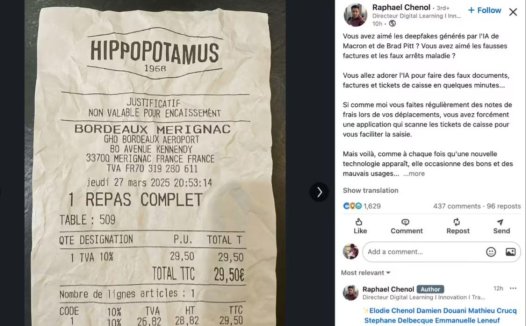 ChatGPT 新图像生成器可轻松生成逼真的假收据,OpenAI 回应