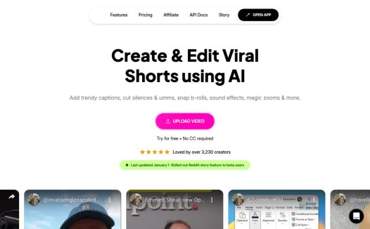 Slick：AI视频编辑应用，让用户轻松创建和编辑病毒式传播的短视频