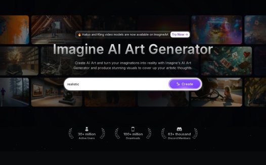 ImagineArt：AI图像生成工具，只需输入文字即可快速生成高质量的图片