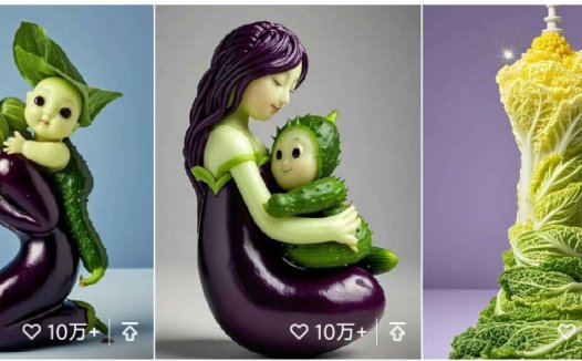 爆款AI视频教程，用AI制作各种创意蔬菜、水果动物爆款视频