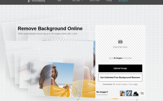 FocoClipping:免费在线AI抠图网站,智能AI自由去除图像背景
