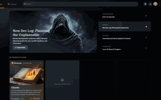 AI Dungeon：AI生成的幻想模拟游戏，有趣无限制的AI文字冒险游戏APP