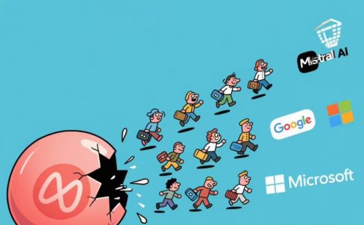 Meta Llama 创始团队被曝分崩离析:14 名 AI 核心人才中 11 人投奔竞争对手