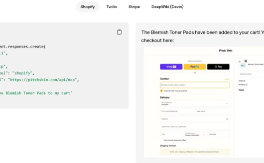 OpenAI 扩展 Responses API:支持 MCP、图像生成等