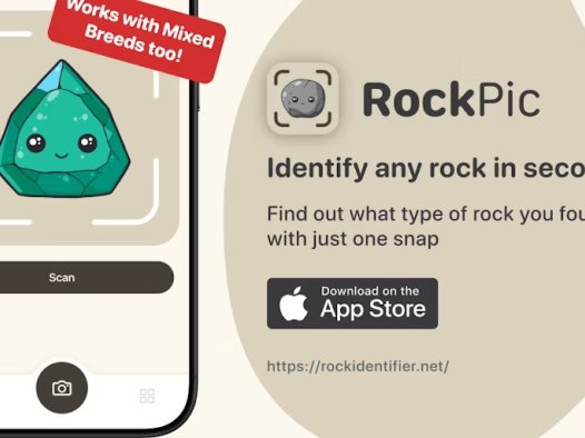 RockPic：AI驱动的宝石识别应用，它能通过图片快速识别各种宝石