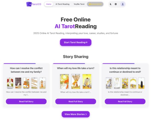 TarotDreamHub：免费AI塔罗在线占卜平台，提供命运指引和心理洞察的AI占卜工具