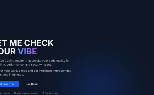 LetMeCheck:AI代码质量分析平台,检测安全漏洞及性能问题