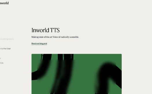 Inworld TTS：高质量、多语言文本转语音工具，提供多种声音和情感选择