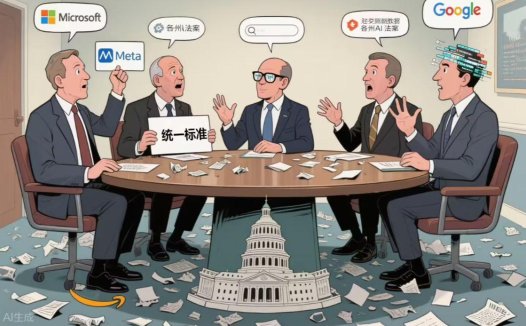 美国拟立法禁止各州单独监管 AI，谷歌亚马逊等大厂纷纷下场推动