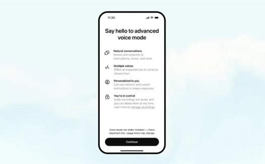 ChatGPT 高级语音模式升级:更有“人情味”,新增多语言翻译功能
