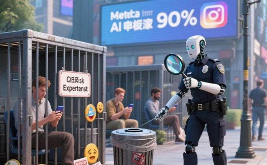 消息称 Meta 计划让 AI 接管 90% 产品风险评估，取代人工审核