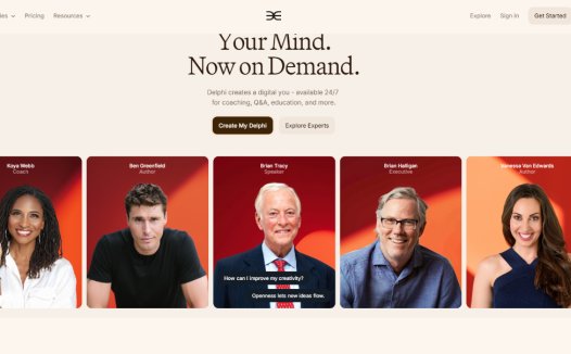 Delphi:数字克隆平台,从名人到亲人、你可以克隆任何人