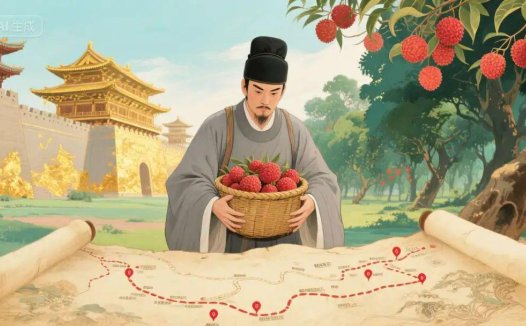 爆款国风视频制作教程，用AI制作《长安的荔枝》彩色水墨风视频