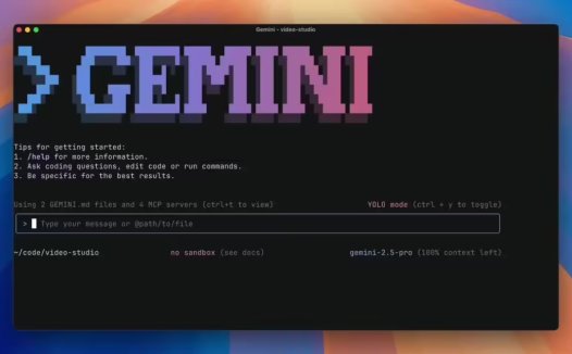 谷歌推出 Gemini CLI(命令行界面),基于 Gemini 2.5 Pro AI 模型
